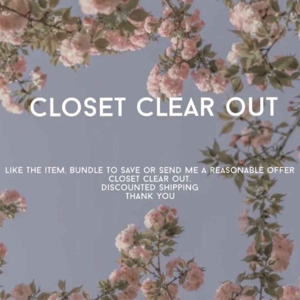 CLEAN OUT!!